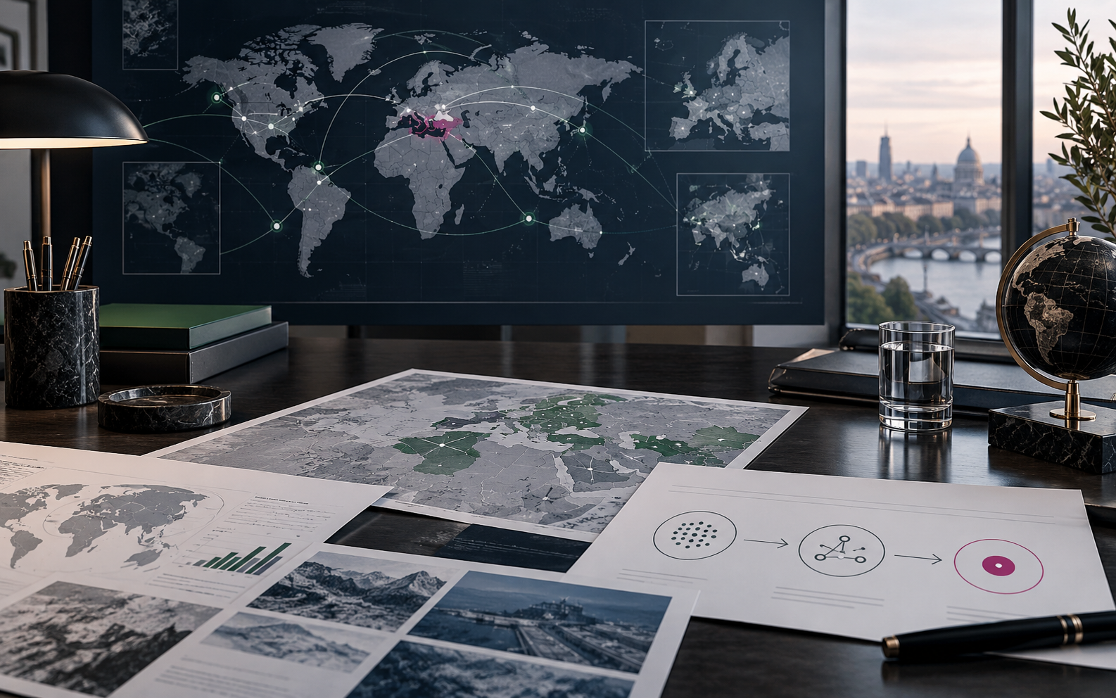 Intelligence analysis workspace illustrating how information supports clearer decisions
